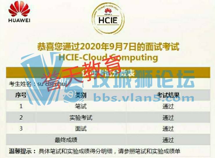�����������ף����������λѧԱPASS�Ƽ���HCIE��֤