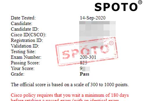 CCNA  9/14  200-301  PASSս