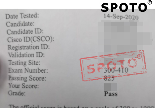SPOTOϲλ˼ѧԱ914һθ߷PASS CCIE R$Sԣ300-410...