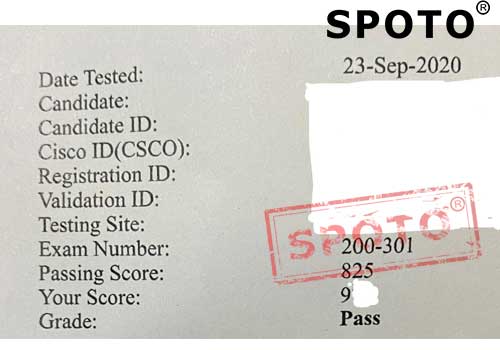  9/23 CCNA 200-301˫ ߷PASS ɼ