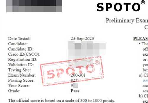  9/23 CCNA 200-301˫ ߷PASS ɼ