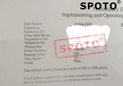 【SPOTO可领取题库】9月26 恭喜一位思博学员PASS CCIE DC笔试（350-601）！！