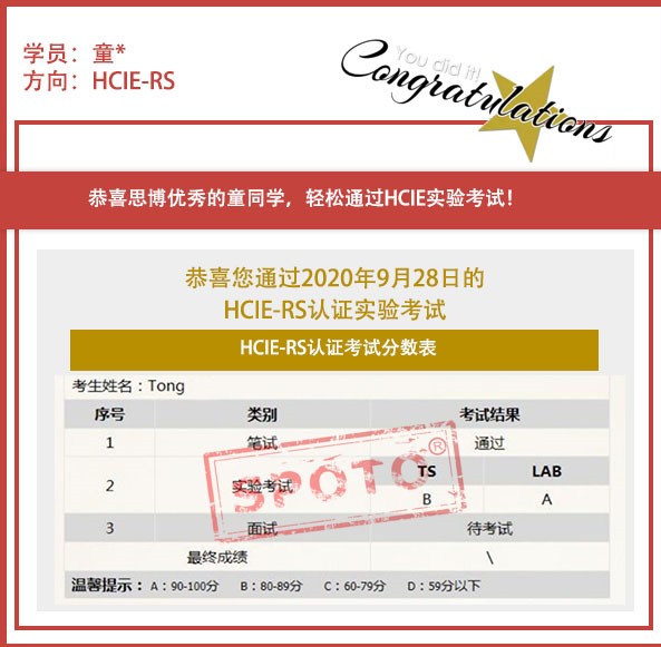 SPOTOȡ⡿ϲͯͬѧ 9/28 PASS HCIE Labԣ