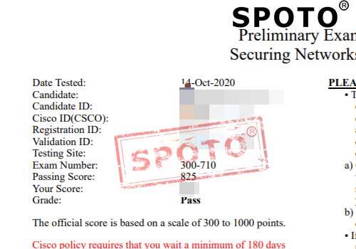 10.14 SPOTO ȫ 300-710 ϲSPOTOerѧԱ߷PASS
