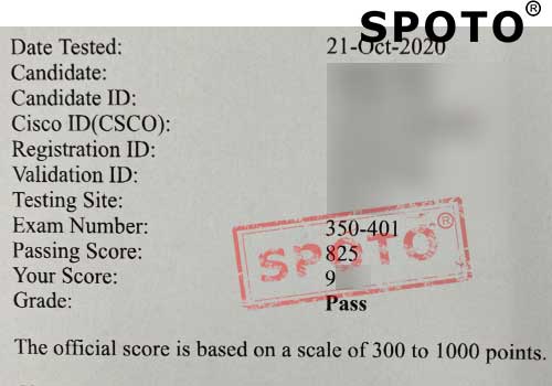【SPOTO免费题库】哇 恭喜思博学员 连续5人在10月21日  高分PASS  CCIE！新版笔试...