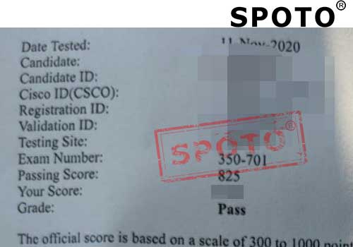 ��SPOTOÿ��ս����11.11 ��λѧԱPASS CCIE ��ȫ 350-701 �Ҽҵ�����100����
