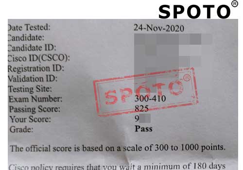 【SPOTO】11月24 看又3位学员顺利PASS CCIE RS新版方向笔试（300-410）题库不稳是假的