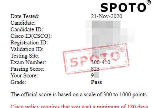 【SPOTO】11.21 恭喜三位同学于HK一次pass RS CCIE 新版笔试考试 恭喜了老铁们！ 