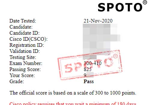 【SPOTO】11.21 恭喜三位同学于HK一次pass RS CCIE 新版笔试考试 恭喜了老铁们！ 