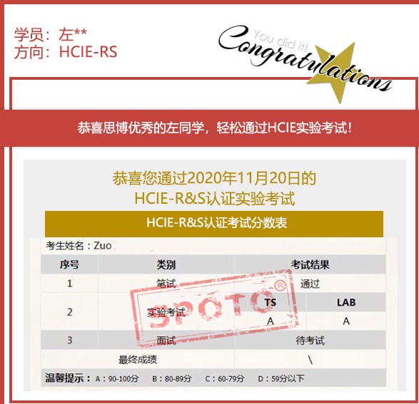 11.20ϲ˼ͬѧ˫A PASS HCIE LABԣ˼IEϸУ