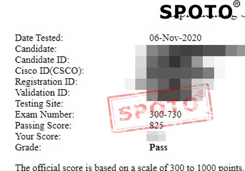 SPOTO첹һ11.06 ˼ѧԱPASS CCIEȫ300-730ϲ