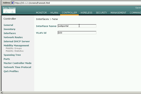 controllerƵ̳ wpa+preshareƵ ̬vlanָƵ  webportalƵ 