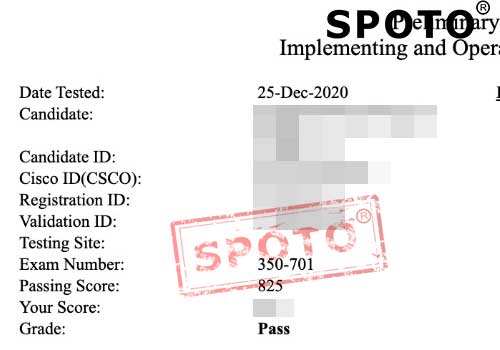 SPOTOϲλSPOTOer12.25 ߷˳ͨCCIE ЭԣԴ350-701