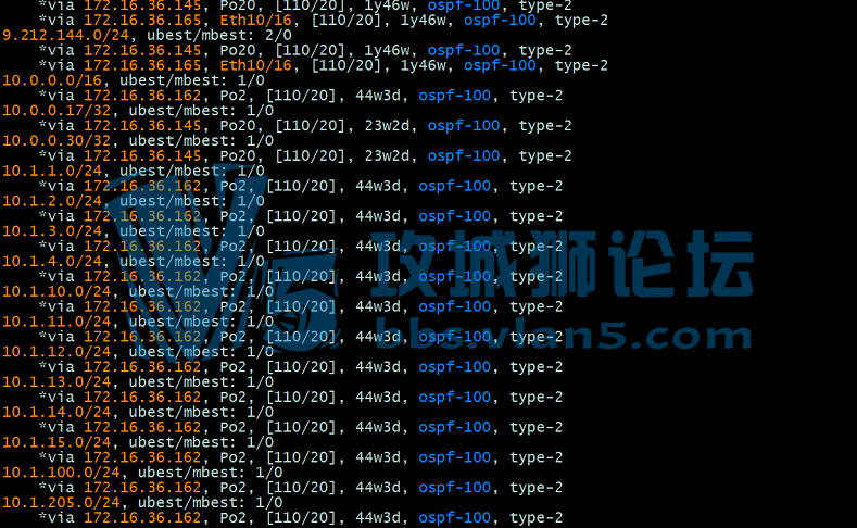 cisco nexus show ip route   ��Ҫ����һ��Ϊĳ��IP��·�ɹ��˳����� ��ɶ�취��