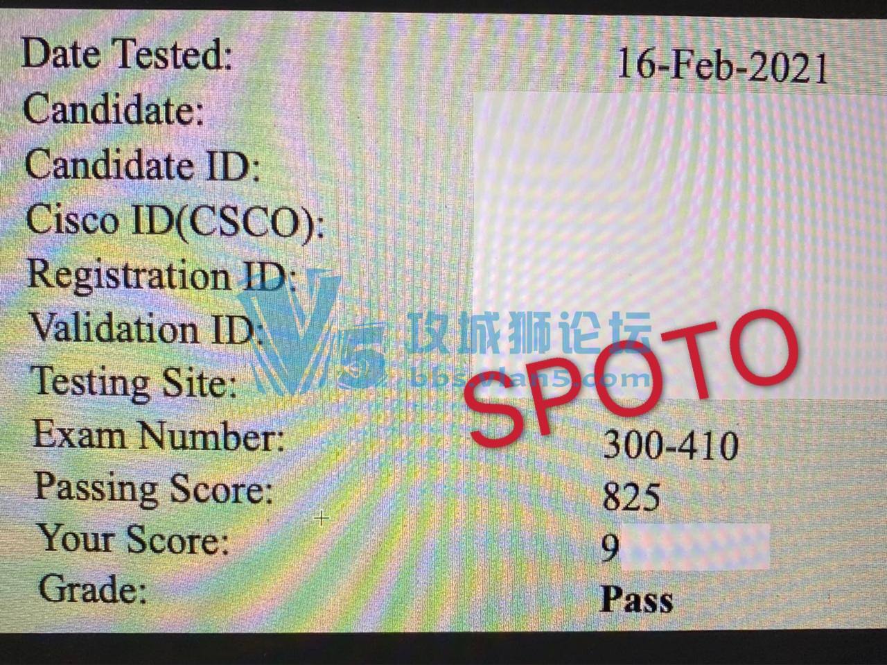 SPOTO21216 յѧԱPASS CCIE R&SսһվLABǰ