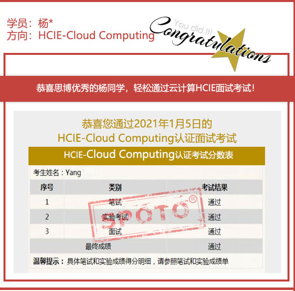 2021.01.05ϲ˼ͬѧ PASS HCIE R&S ԿԣIE ս