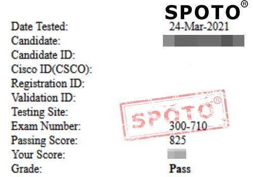 【SPOTO】3.24新的一年恭喜学员PASS CCIE 安全笔试战报，思博LAB正式开始服务！！