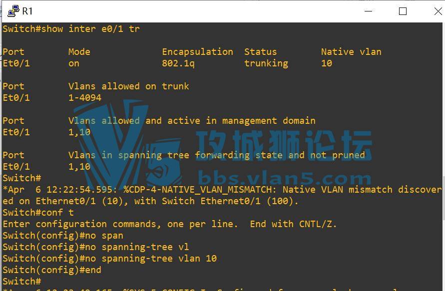 Native Vlan 