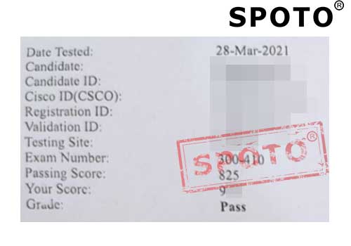  【SPOTO】3.28新的一年恭喜学员PASS CCIE R&S笔试战报，思博LAB正式开始服务！