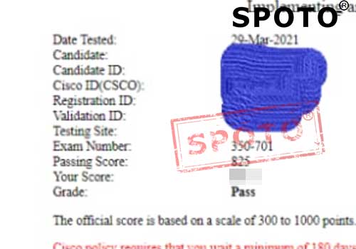【SPOTO】3.29新的一年恭喜学员PASS CCIE 安全笔试战报，思博LAB正式开始服务！！