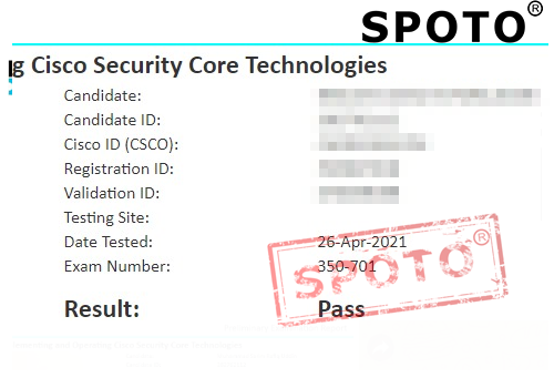 ��SPOTO��4.26�µ�һ�깧ϲѧԱPASS CCIE 350-701����ս����˼��LAB��ʽ��ʼ����