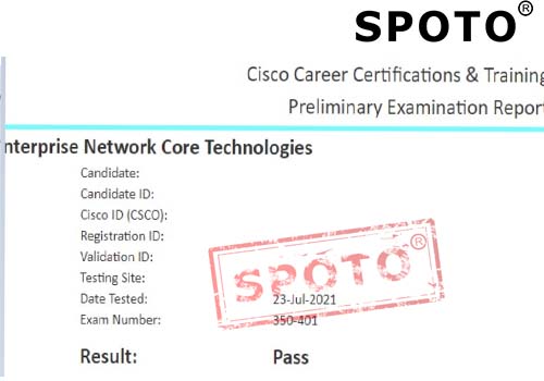 【思博网络】07.10收到思博学员PASS CCIE 350-401笔试战报，CCIE指日可待！