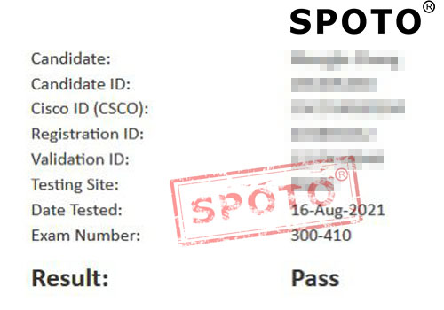 【SPOTO思博网络】08.16 350-401笔试战报 思博高分PASS不停歇！！【题库稳定】