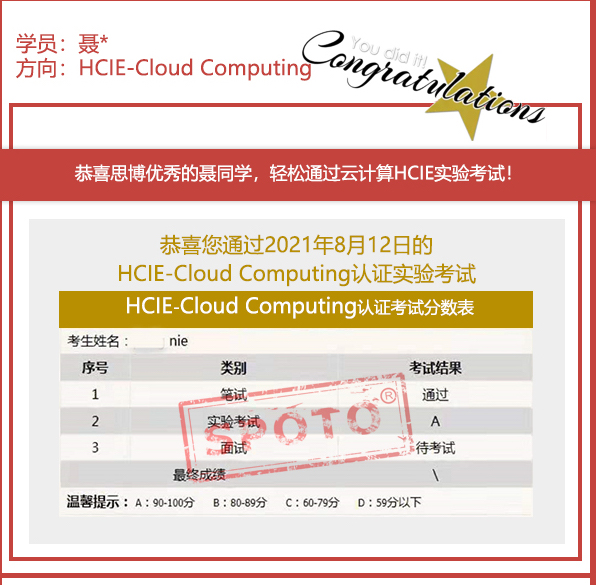 ˼硿2021.08.12˼ͬѧ PASS HCIE Ƽ LABԣ