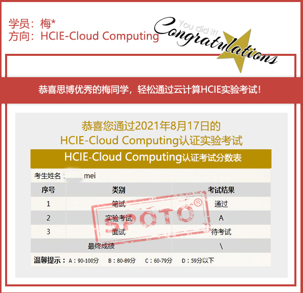 ˼硿2021.08.17˼÷ͬѧ PASS HCIE Ƽ LABԣ