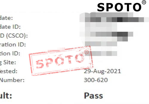 【SPOTO思博网络】9.1 收到3位同学PASS CCIE DC&RS方向笔试，祝贺！