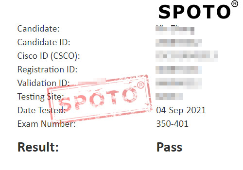 【SPOTO思博网络】9.10收到5位同学PASS CCIE的笔试的战报，向着下一站LAB出发！