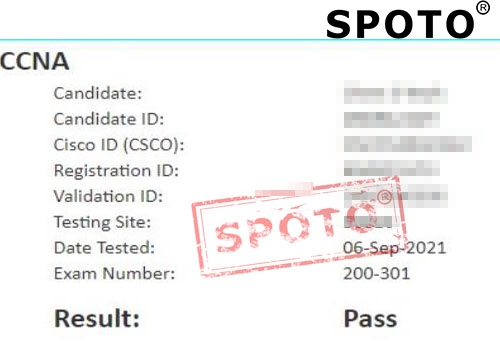 【SPOTO思博网络】9.10收到5位同学PASS CCIE的笔试的战报，向着下一站LAB出发！