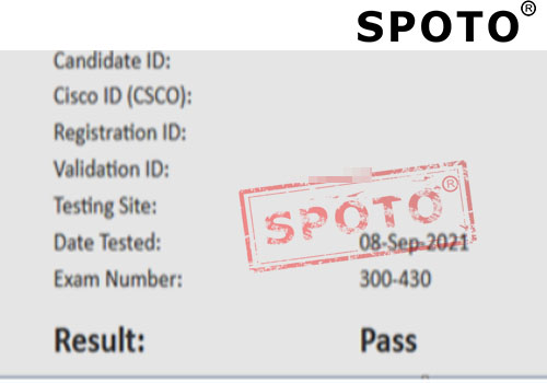 【SPOTO思博网络】9月的第一个周末收到18位同学PASS CCIE的RS笔试的战报·版本稳定！