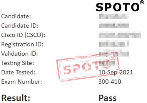 【SPOTO思博网络】9月的第一个周末收到18位同学PASS CCIE的RS笔试的战报·版本稳定！