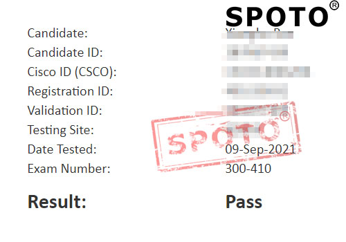 【SPOTO思博网络】9月的第一个周末收到18位同学PASS CCIE的RS笔试的战报·版本稳定！