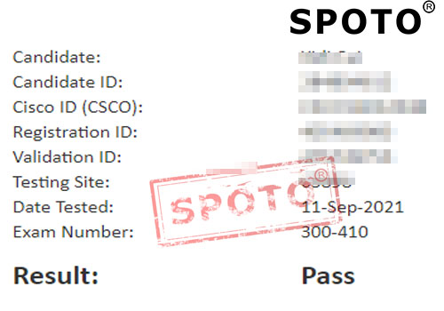 【SPOTO思博网络】9月的第一个周末收到18位同学PASS CCIE的RS笔试的战报·版本稳定！