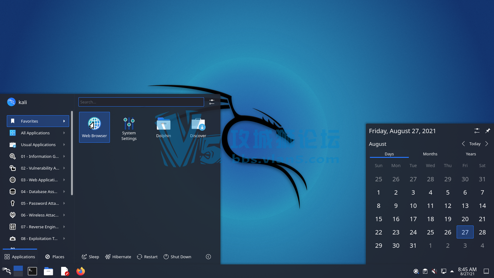 Kali Linux 2021.3 ¹