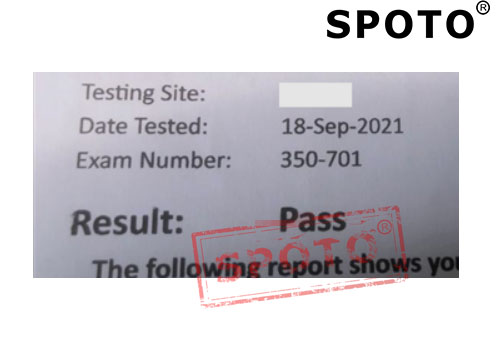 【SPOTO思博网络】9.23收到4位同学PASS CCIE 安全笔试的战报，向着下一站LAB出发！ 