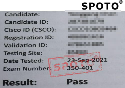 【SPOTO思博网络】9.23收到6位同学PASS CCIE RS笔试的战报，向着下一站LAB出发！ 