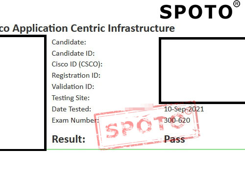 【SPOTO思博网络】恭喜2位学员10.03 PASS DC笔试战报 高分PASS不停歇【题库稳定】