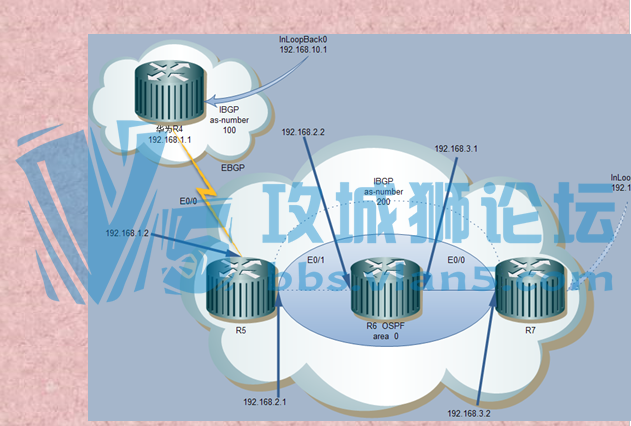 OSPF���� BGP .����BGPʱ��ע�� word�ĵ�