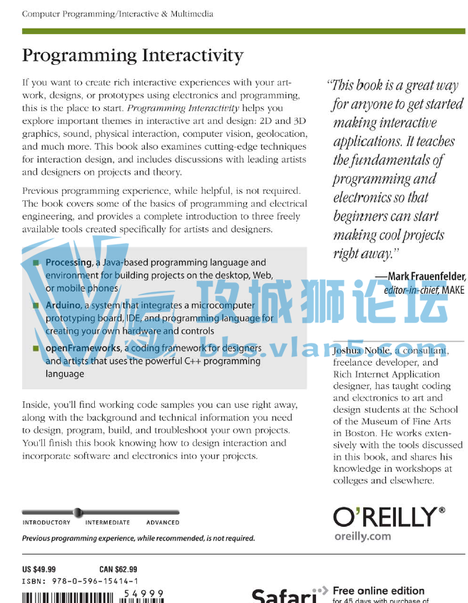 arduinoӢ�ĵ�����ϼ� Arduino.Robotics������Programming.Interactivity pdf��ʽ 