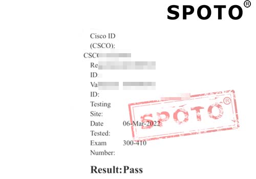 ��SPOTO˼�����硿��ϲѧԱ 3.6 PASS 300-410 ����ս�� �߷�PASS��ͣЪ������ȶ���