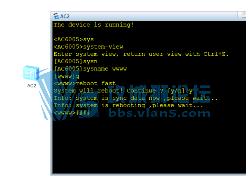 ENSP��ʹ��reboot fast�޷�����