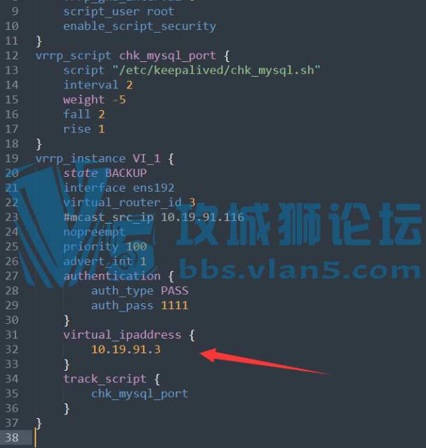 �������ϵ�mysql , �� keep alive����1��VIP      �����VIP ping��ͨ